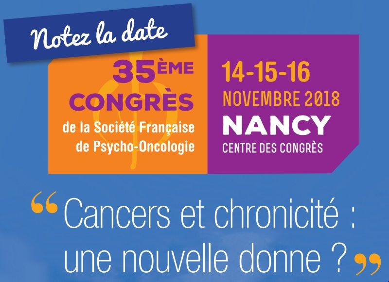 Congrès de la SFPO – 14, 15 et 16 novembre 2018 – Nancy,